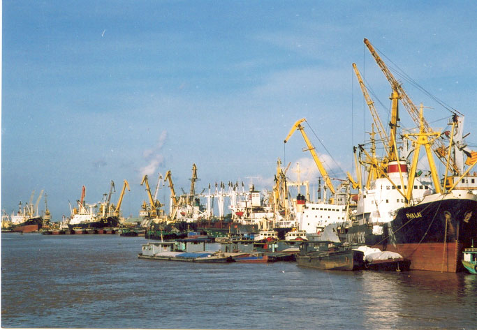 Hai Phong Port.